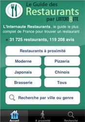 Trouvez un restaurant gr�ce � l'iPhone